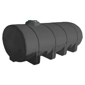 Norwesco Fluid 41890 Norwesco 41890 1635 Gallon Elliptical Leg Tank Black