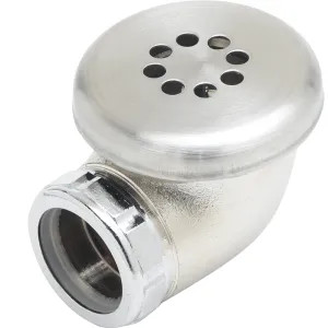 T&S Brass 011356-45 T&S BRASS 011356-45 OVERFLOW HEAD ASSEMBLY, CHROME PLATED BRASS BODY & S'STEEL