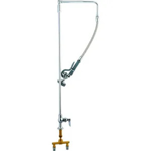 T&S Brass B-0171 T&S BRASS B-0171 PRE-RINSE, OVERHEAD SWIVEL ARM, SINGLE HOLE BASE, 4