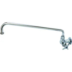 T&S Brass B-0212 T&S BRASS B-0212 Wall Mount Single Pantry Faucet, Single Hole Base