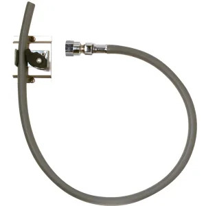 T&S Brass B-0654 T&S BRASS B-0654 HOSE HANGER, STAINLESS STEEL, SPRING-LOADED RUBBER GRIP, 30