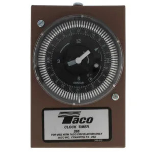 Taco 265-1 Taco 265-1 24-Hour Analog Timer W/ Dust Cover