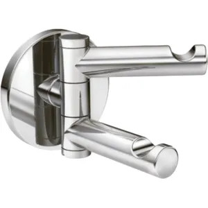 Moen YB0402CH Moen YB0402CH Align Pivoting Double Robe Hook, Chrome