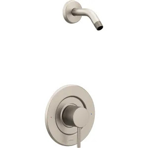 Moen T2192NHBN Moen Align Posi-Temp Single-Handle Shower Faucet, Lever Handle, M-PACT, Less Showerhead, Brushed Nickel - T2192NHBN