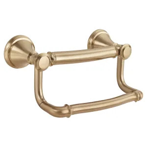 Delta 41350-CZ Delta Décor Assist Traditional Toilet Paper Holder With Assist Barr, Wall-Mounted, Champagne Bronze - 41350-CZ