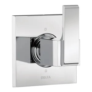 Delta T11967 Delta Ara 6-Function Diverter Valve Trim, Lever Handle, 3-Port, Polished Chrome - T11967