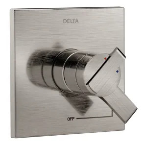 Delta T17067-SS Delta Ara Monitor 17 Series Two-Handle Valve Trim, Lever Handles, Stainless Steel - T17067-SS