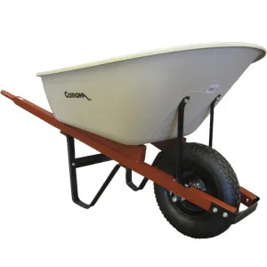 Corona WB 1006 Corona WB 1006 Wheelbarrow 6 Cubic Foot Poly Tub - Wood Handle
