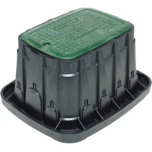 Rainbird VBSTDH Rainbird VBSTDH Standard Valve Box w/ Green Lid, Lock