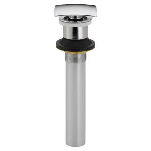 Delta 72174 Delta 72174 Chrome Push Pop–Up Lavatory Drain Less Overflow