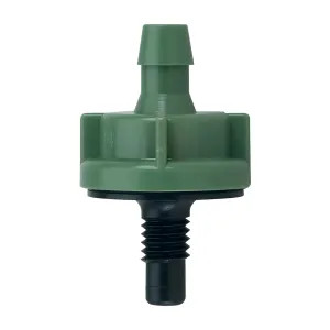 Rainbird PC101032 Rain Bird 10 GPH Green Pressure Compensating Drip Head Module, 10/32 Thread Inlet - PC101032