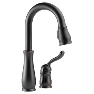 Delta 9978-RB-DST Delta Leland Pull-Down Bar / Prep Faucet, Single Handle, Deck Mount, Diamond Seal, MagnaTite, ADA, 1.8 GPM, Venetian Bronze - 9978-RB-DST
