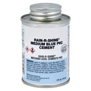 Oatey 30890 Oatey 30890 Rain-R-Shine Medium Blue PVC Cement