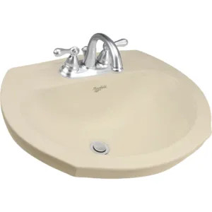 Mansfield 269-1-BONE Mansfield Montclair Drop In Lavatory, 1 Hole, Bone - 269-1-BONE 