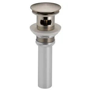 Brizo RP72414NK Brizo RP72414NK Luxe Nickel Push Button Pop-Up with Overflow