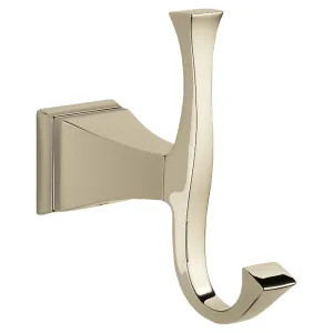 Delta 75135-PN Delta 75135-PN Dryden Double Robe Hook, Polished Nickel