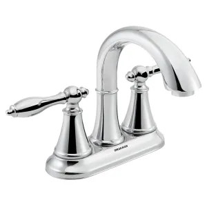 Speakman SI-F012 Speakman Lacey Two-Handle Centerset Bathroom Faucet with Pop-Up Drain Assembly, 1.5 GPM, Three-Hole, Lever Handles, Chrome - SI-F012