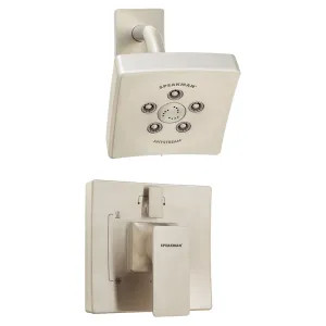 Speakman SM-9410-P-BN Speakman SM-9410-P-BN The Edge Brushed Nickel Shower System Combination