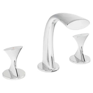 Speakman SI-F022 Speakman Pearce Two-Handle Widespread Brass Bathroom Faucet with Metal Pop-Up Drain, Knob Handles, 1.5 GPM, Chrome SI-F022