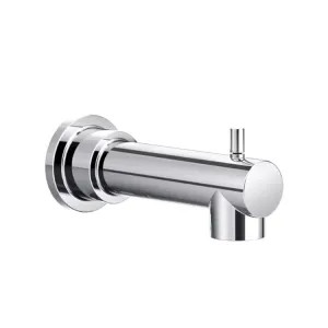 Moen 172657 Moen Align 7-1/8-inch Wall-Mount Tub Chrome Spout with Pull-Up Diverter, 1/2-inch Connection Size, IPS - 172657