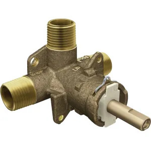 Moen 62345 Moen 62345 M-Pact Posi-Temp Tub/Shower Rough-In Valve w/ Stops, 1/2
