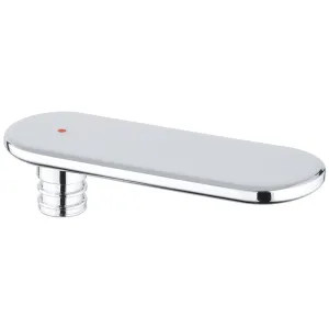 Grohe 48016000 Grohe 48016000 Veris Handle with Red Marking - StarLight Chrome 