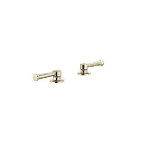 Brizo RP77557PN Brizo Artesso Lever Handle with Button, Friction Ring and Set Screw, Brilliance Polished Nickel - RP77557-PN