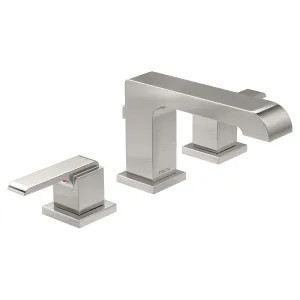 Delta 3567-SSMPU-DST Delta Ara Widespread Lavatory Faucet, Angular Spout,  4