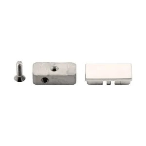 Delta RP72432PN Delta End Cap, Screw, and Top Elbow - Polished Nickel (RP72432PN)