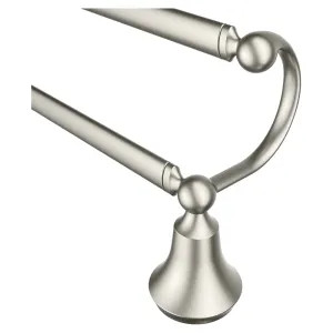 Moen YB5222BN Moen Wynford Double Towel Bar, Brushed Nickel - YB5222BN 