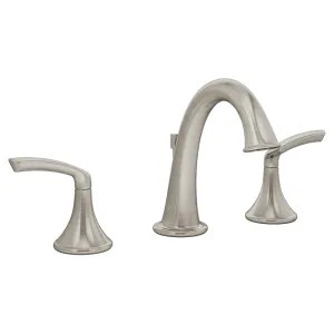 Symmons SLW-5512-STN Symmons Elm Two-Handle Widespread Lavatory Faucet with Pop-Up Drain Assembly, 2.2 GPM, Satin Nickel - SLW-5512-STN