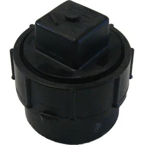 Commodity  2 Inch ABS Cleanout Adapter, ABS Construction