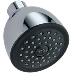 Delta RP38357 Delta Universal Showering Fundamentals Single-Spray Setting Shower Head with Touch-Clean Technology, WaterSense Certified, Chrome - RP38357 