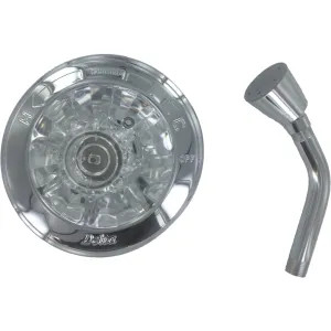 Delta T1343-TP Delta Monitor 13 Series Single-Handle Pressure-Balanced Shower Faucet, Crystal Handle, Chrome, Tract Pack - T1343-TP