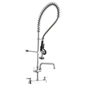 Elkay LK843AF10C Elkay LK843AF10C Centerset Exposed Deck-Mount Pre-Rinse Faucet - Chrome