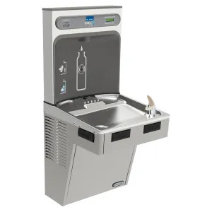 Elkay LMABFDWSLK Elkay LMABFDWSLK EZH2O Bottle Filling Station & Single Cooler, Light Gray