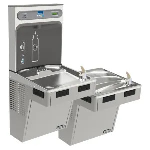 Elkay LMABFTLDDWSLK Elkay LMABFTLDDWSLK EZH2O Bottle Filling Station & Bi-Level Cooler Combo