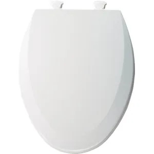 Bemis 1500EC-000 Bemis Elongated Toilet Seat with Cover, Closed Front - White (1500EC-000)