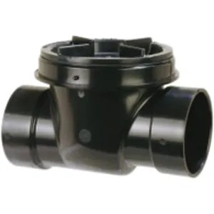 Sioux Chief 869-2A 2in ABS Check Valve Backwater Device, Threaded Access Seals, Gravity Flow Applications Only