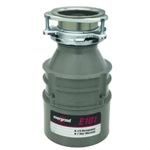 Insinkerator E101-W/C InSinkErator Evergrind 1/3 HP Garbage Disposal with Cord -  InSinkErator E101-W/C