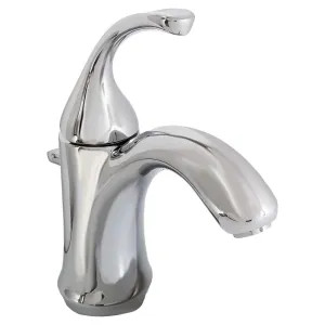Kohler 10215-4-CP Kohler Forte Single-Handle Polished Chrome Bathroom Sink Faucet with Metal Pop-Up, 1.2 GPM, Single-Hole, Top Lever Handle, Brass - K-10215-4-CP 