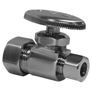 Jones Stephens S4312BN Jones Stephens S4312BN Brushed Nickel Multi-turn Straight Stop Valve