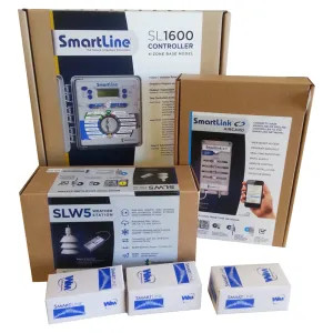 Weathermatic SL1600-1-YR-Bundle 4-16 Zone Sprinkler Timer, SmartLink