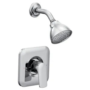 Moen T2812 Moen Rizon Posi-Temp Single-Handle Shower Faucet, One-Function, 2.5 GPM, Lever Handle, M-PACT, Chrome - T2812