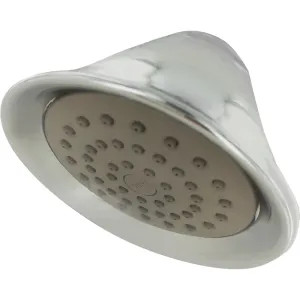 Moen CL6302 Moen 2.5 GPM Single-Spray Function Shower Head, Full Spray, 4-3/8in Diameter Spray Head, Wall-Mount Installation, Round, Chrome - CL6302