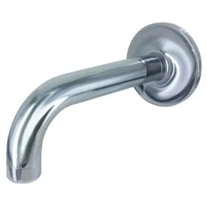 Kohler 14427-CP Kohler 7-3/4 in Polished Chrome Non-Diverter Tub Spout for Purist Collection, 90-Degree Arc, Wall-Mount, Kohler Finish - K-14427-CP