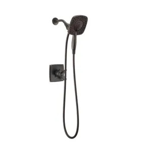 Delta T17264-RB-I Delta Ashlyn Monitor 17 Series Two-In-One In2ition Shower Faucet with Volume Control, Two Handles, 1.75 GPM, Lever Handles, Venetian Bronze - T17264-RB-I
