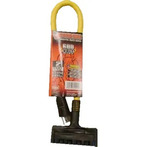 Voltec  3 Way Yellow Spliter