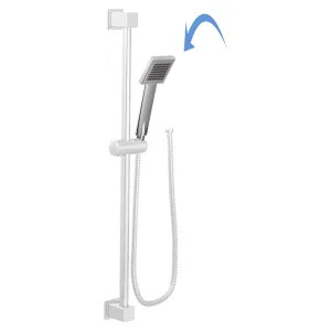 Moen 176257 Moen 3in Single-Function Hand Shower for S3879EP Slide Bar Handshower, Square, Eco-Performance, 1.75 GPM, WaterSense, Chrome - 176257
