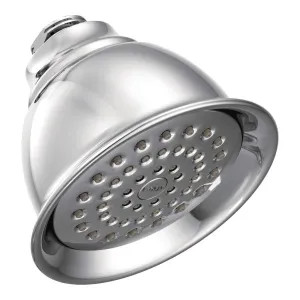 Moen 6322EP Moen Moenflo XL 3.75in Single-Spray Function Shower Head, Eco-Performance, WaterSense Certified, Full Spray, 1.75 GPM, Chrome - 6322EP